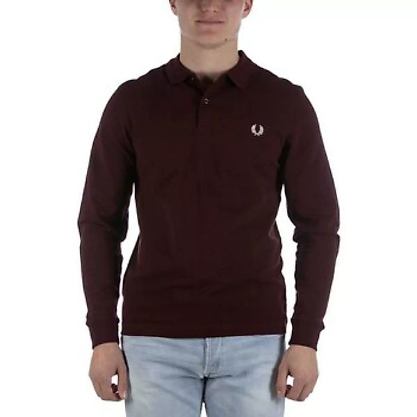 Fred Perry  T-Shirts & Poloshirts Polo Fred Perry Plain Fred Perry Bordeaux günstig online kaufen