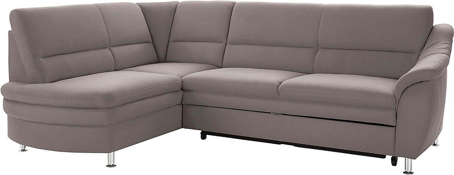 sit&more Ecksofa »Cardoso L-Form«, mit Federkern, wahlweise mit Bettfunktio günstig online kaufen