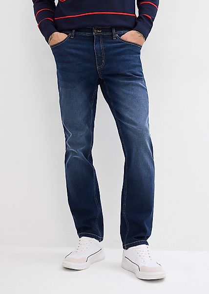 bonprix Regular-fit-Jeans "Regular Fit Stretch-Jeans, Straight" Regular-fit günstig online kaufen