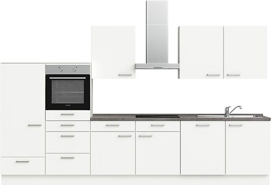 nobilia® Küchenzeile »"Touch I"« vormontiert, Ausrichtung wählbar, Breite 3 günstig online kaufen