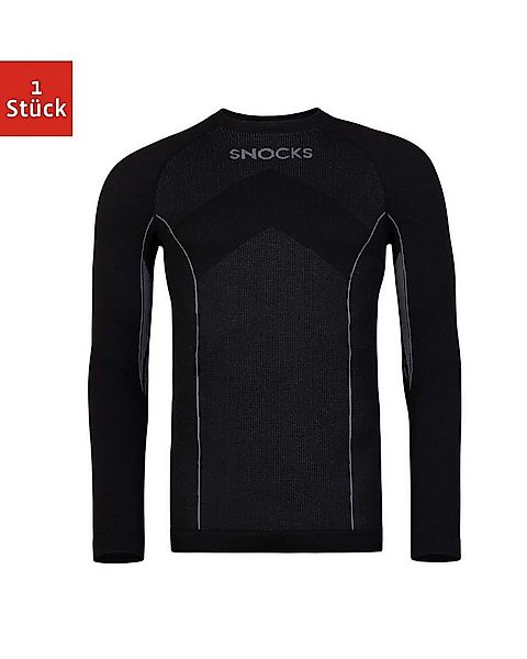 SNOCKS Thermounterhemd Thermoshirt mit Daumenloch für Herren (1-St) perfekt günstig online kaufen