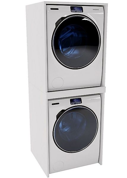 Raumhirsch Furniture Waschmaschinenumbauschrank für zwei Geräte – stabiler günstig online kaufen