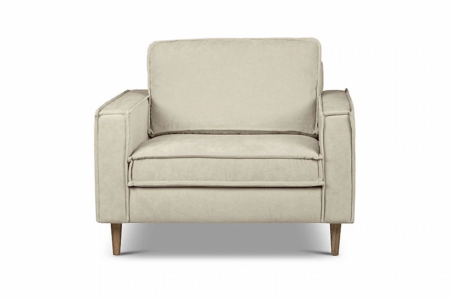 Home affaire Loveseat "Pinto Skandi 105 cm, Chenille, Struktur" mit Keder, günstig online kaufen