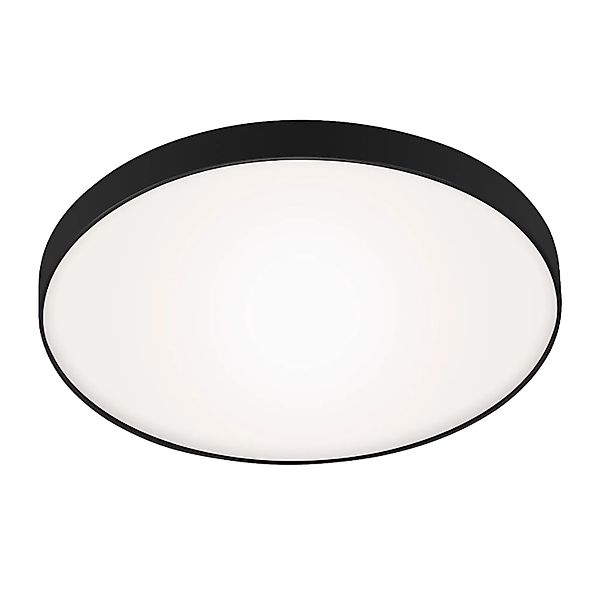 Briloner LED Bad-Deckenleuchte Malbona IP44 Neutralweiß 28,5 cm Weiß-Schwar günstig online kaufen