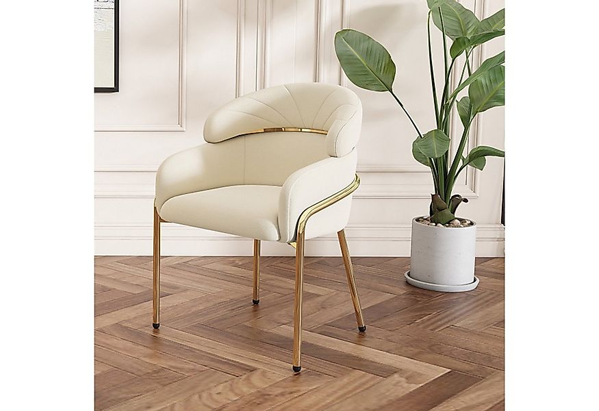 Flieks Polsterstuhl (1 St), Esszimmerstuhl Armlehnstuhl Schlaf-Wohnzimmerst günstig online kaufen