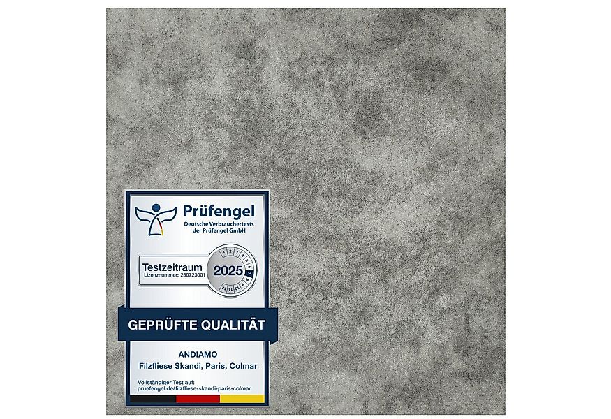 Andiamo Teppichfliese Colmar Nadelfilz, Gesamthöhe 4 mm, quadratisch, 40x40 günstig online kaufen