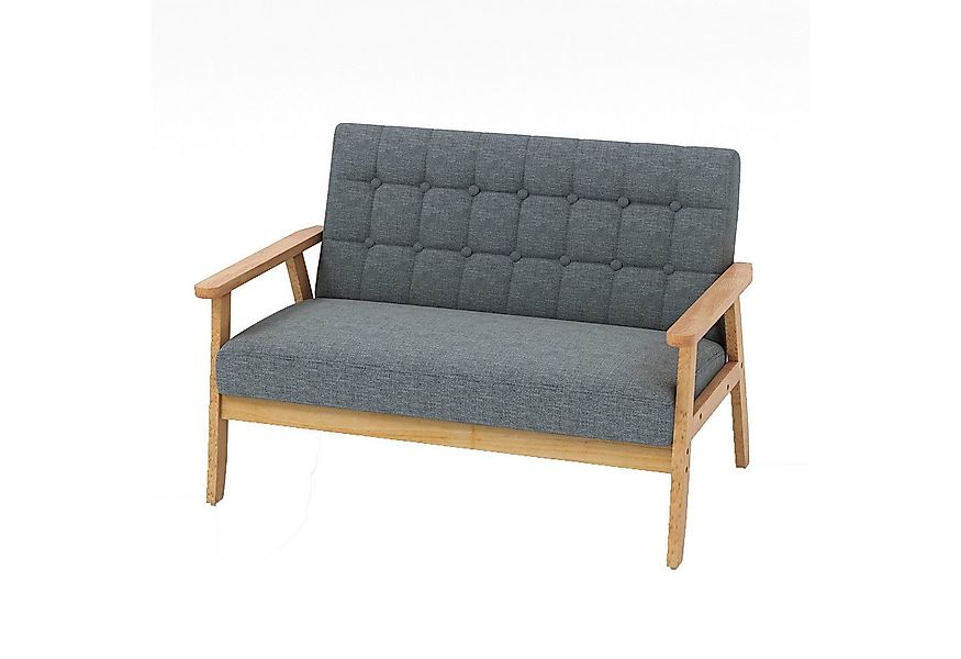 COSTWAY 2-Sitzer, Sofa mit Relaxfunktion, Kissen&Lehne, gepolstert 250kg Ho günstig online kaufen