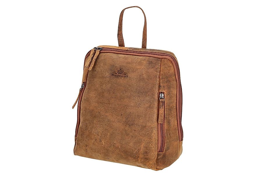 The Skandinavian Brand Freizeitrucksack The Skandinavian Brand Leder Rucksa günstig online kaufen