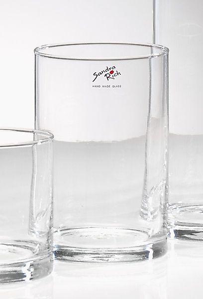Sandra Rich Dekovase Glasvase Cyli zylindrisch günstig online kaufen