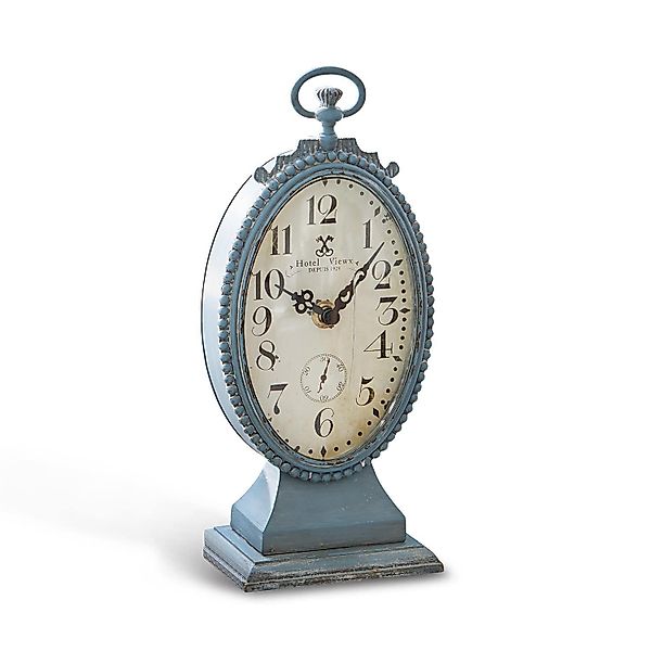 Mirabeau Wanduhr Uhr Michelet antikblau günstig online kaufen