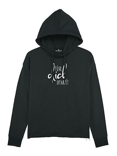 Sweatshirt Be Famous Women Boxy Hoodie günstig online kaufen