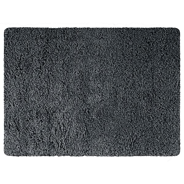 MSV Badematte Mikrofaser 50 cm x 70 cm Anthrazit günstig online kaufen