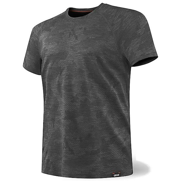 Saxx Underwear Aerator Kurzärmeliges T-shirt S Black Camo günstig online kaufen