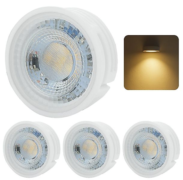 Sweet LED LED-Leuchtmittel 4er Set 5W LED Modul 320lm warmweiß flach Sparpa günstig online kaufen