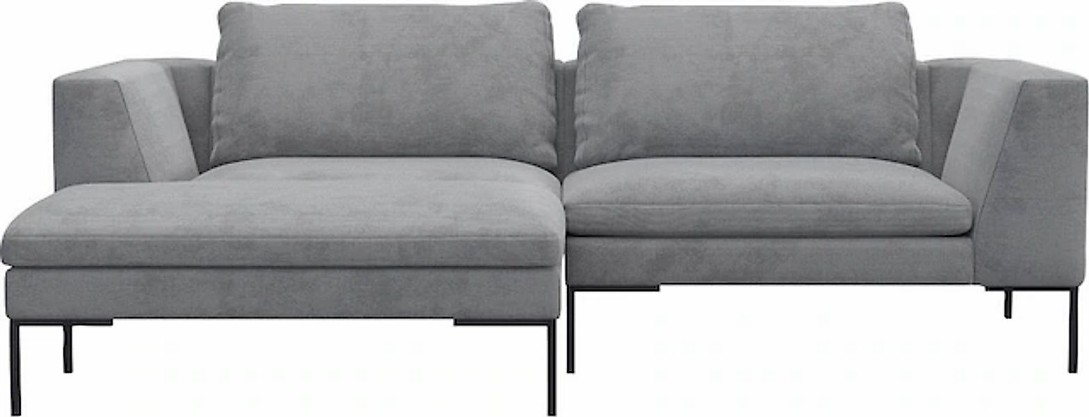 FLEXLUX Ecksofa »Loano, superbequemer Sitzkomfort durch Kaltschaum im Sitz, günstig online kaufen