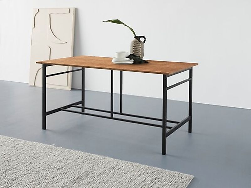 Home affaire Esstisch »Sare« mit Echtholzfurnier aus Eiche günstig online kaufen