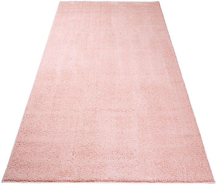 Carpet City Teppich "Softshine 2236" rechteckig 14 mm Höhe Läufer, Hochflor günstig online kaufen