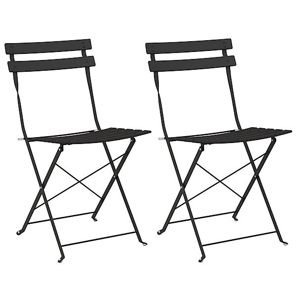vidaXL Gartenstuhl Gartenstühle 2 Stk. Klappbar günstig online kaufen