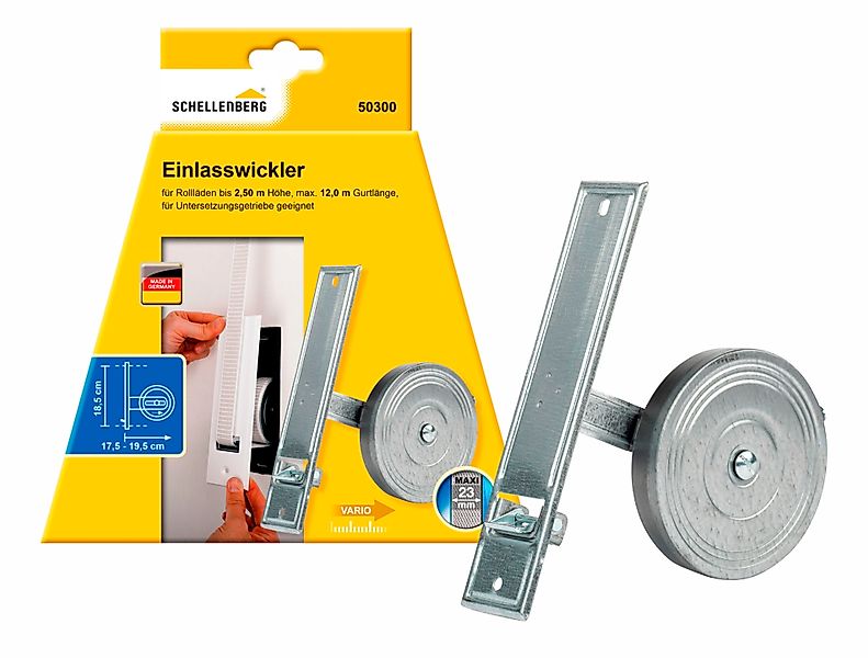 SCHELLENBERG Einlass-Gurtwickler für das Rollladensystem Maxi, günstig online kaufen