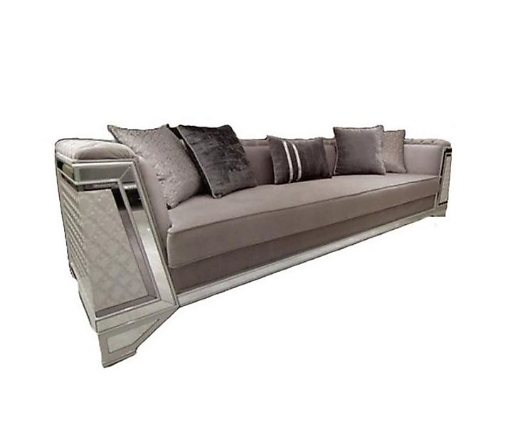 Xlmoebel 3-Sitzer Stilvolles 3-Sitzer-Sofa in Grau von hoher Qualität, 1 Te günstig online kaufen