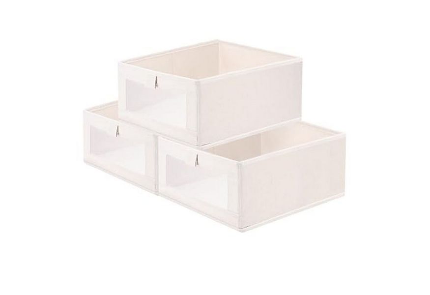 STILVORA Aufbewahrungsbox 3er set Faltbar Kleiderbox Ordnungsbox für Spielz günstig online kaufen