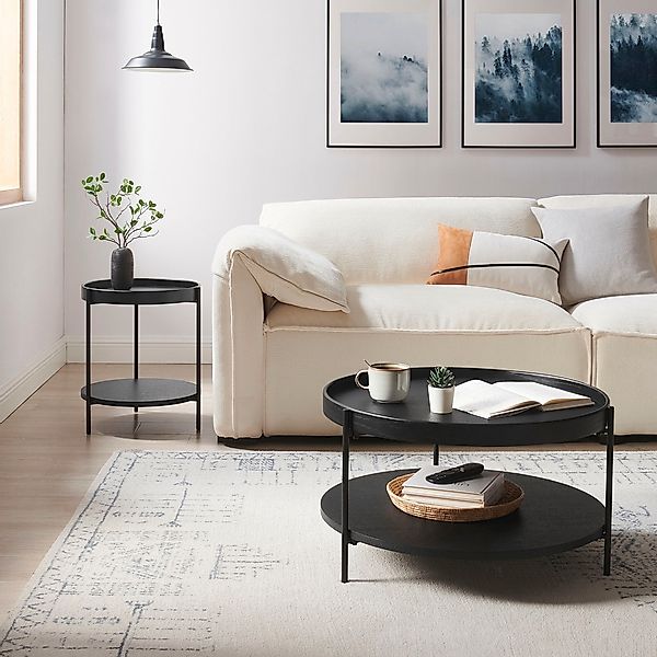 SalesFever Couchtisch "Couchtisch in stilvoller Optik", (Set, 2 St.), mit j günstig online kaufen