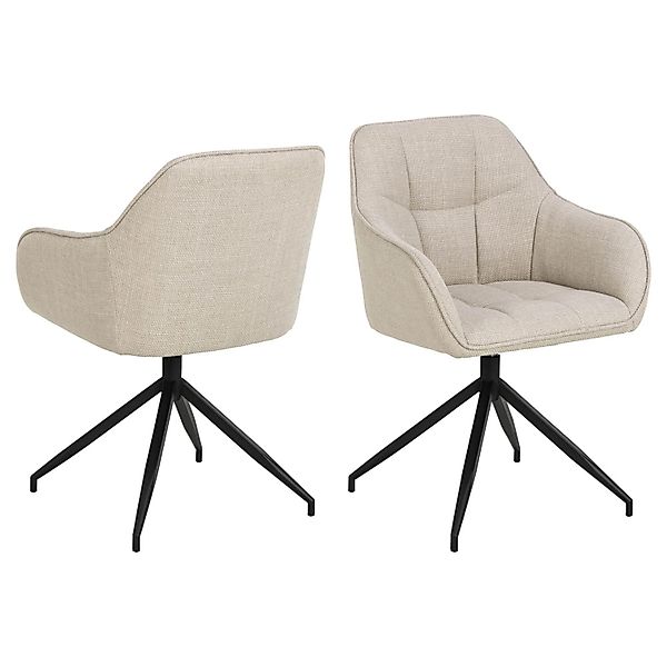 ACTONA GROUP Armlehnstuhl "Brenda Esszimmerstuhl, Polsterstuhl," () Drehfun günstig online kaufen