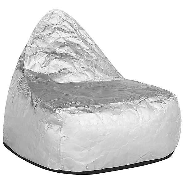 Beliani Sitzsack DROP Silber 75x63x73 günstig online kaufen