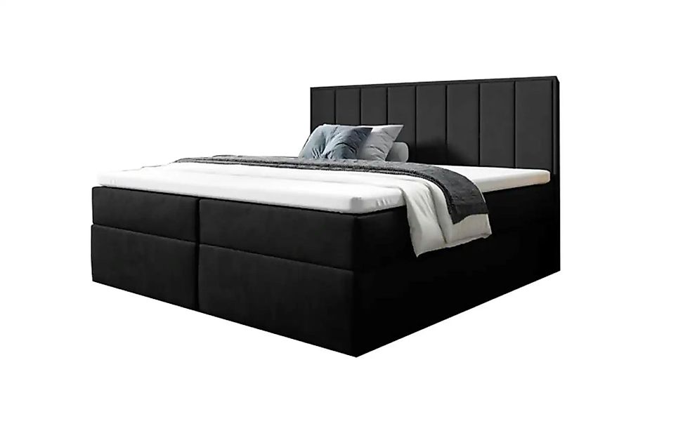 Boxbett 140x200 Rosa   ¦ schwarz ¦ Maße (cm): B: 120 H: 110 Betten > Polste günstig online kaufen