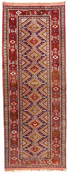morgenland Wollteppich »Afghan Teppich handgeknüpft rot«, rechteckig günstig online kaufen