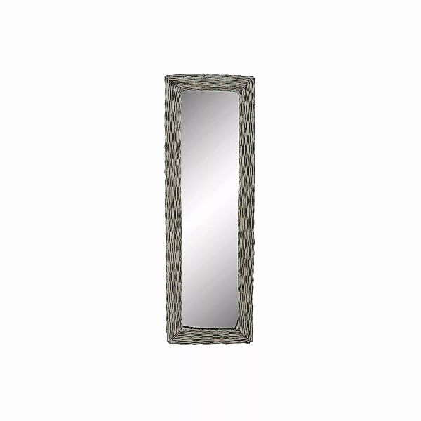 Wandspiegel Dkd Home Decor Spiegel Grau Korb Cottage (43 X 4 X 133 Cm) (43 günstig online kaufen