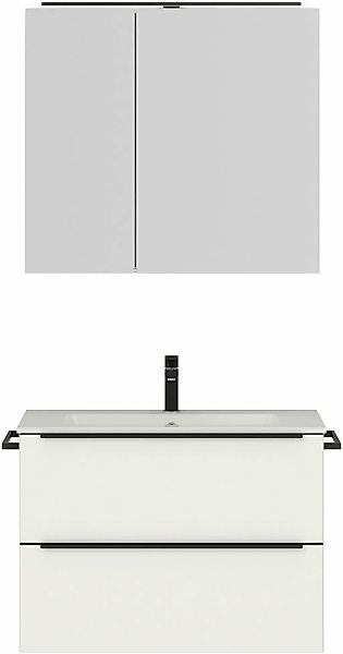 nobilia Badmöbel-Set "Levere" vormontiert, mit Soft-Close, 2 Stk. tlg. günstig online kaufen
