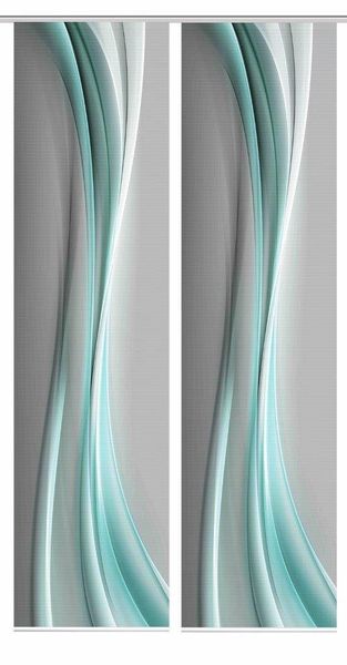 HOME in green Schiebegardine "ELANIA" Paneelwagen 2 Stk. tlg. SET DIGITALDR günstig online kaufen