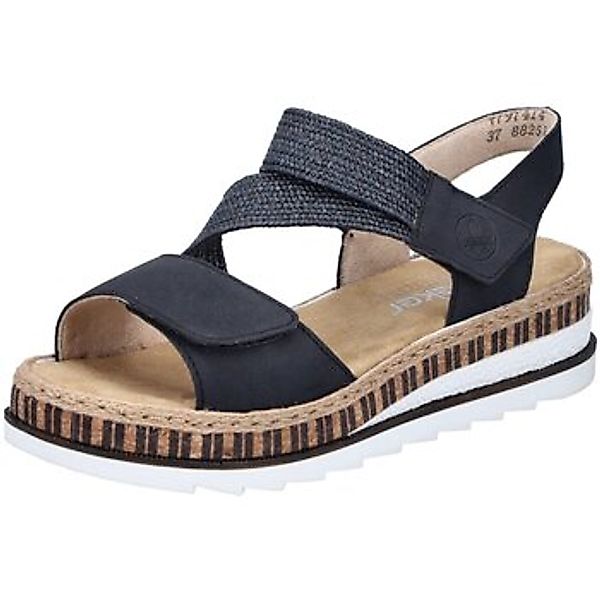 Rieker Keilsandalette, Riemchensandale, Sommerschuh, Urlaubschuh mit Klettr günstig online kaufen