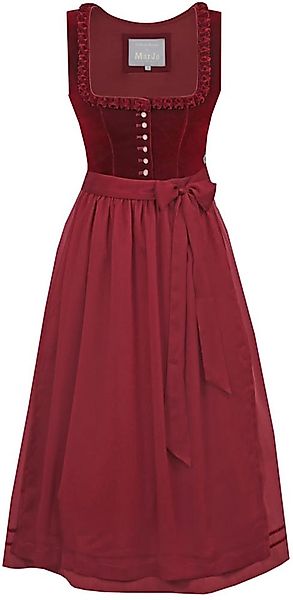 MarJo Dirndl Dirndl Cherry Chante 75cm Länge weinrot günstig online kaufen