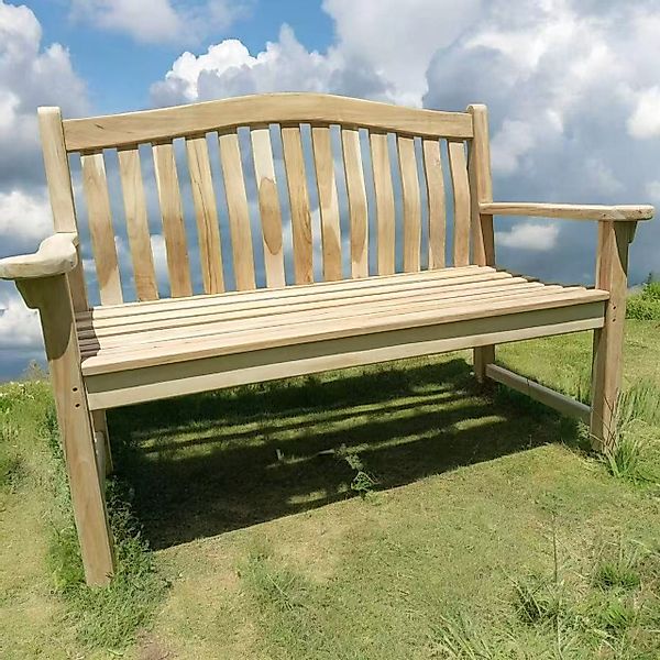 HOMECALL Gartenbank holz Teakbank Wetterfeste Holzbank günstig online kaufen