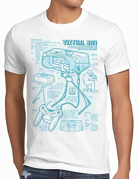 Print-Shirt Herren T-Shirt Virtual Boy 32Bit videospiel nintendo konsole ga günstig online kaufen