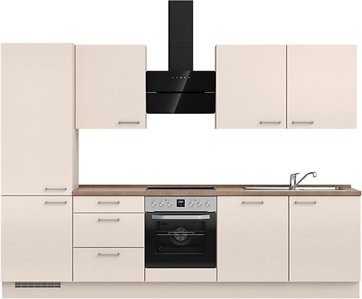 nobilia® Küchenzeile »"Laser II"«, vormontiert, Ausrichtung wählbar, Breite günstig online kaufen