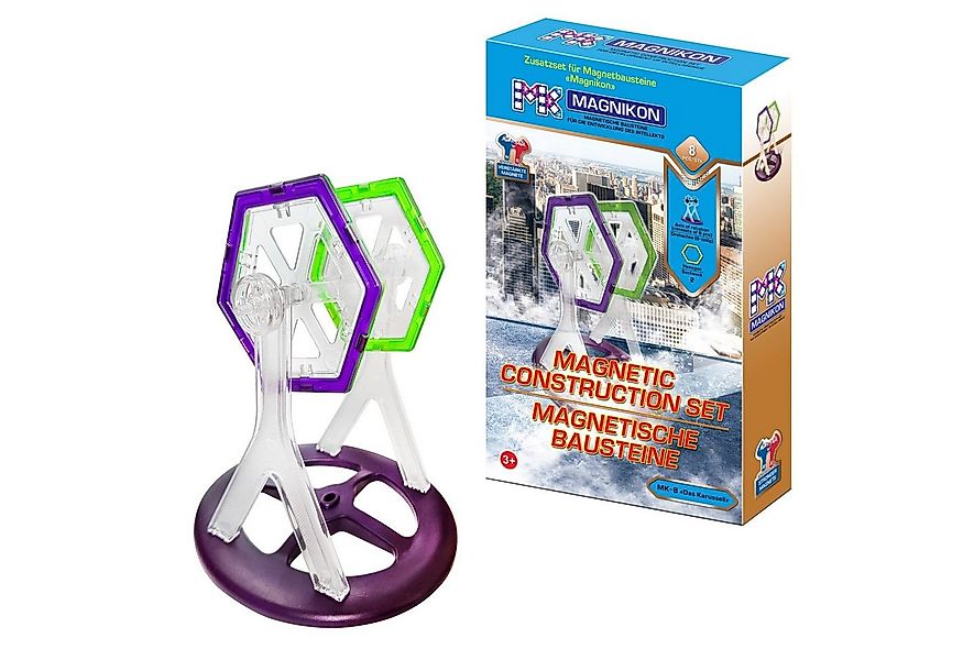 MAGNIKON Magnetspiel Bauklötze Magnetische Bausteine MK-8 Das Karussell Mag günstig online kaufen