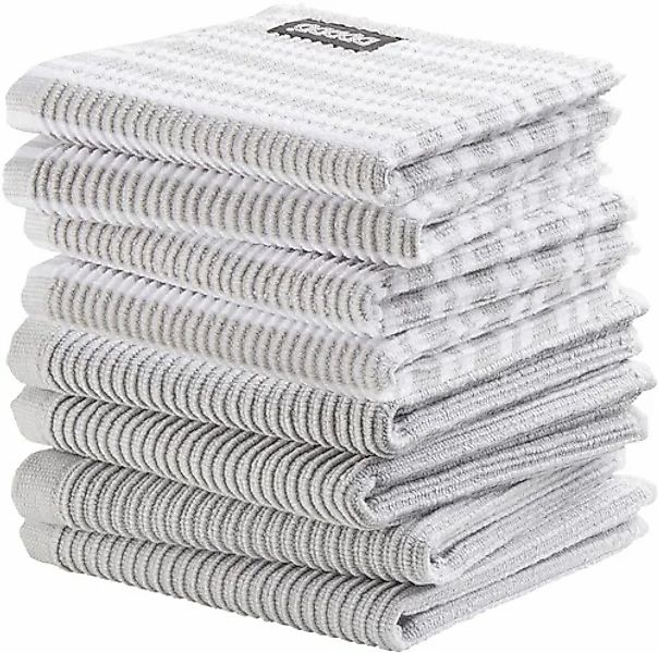 DDDDD Spültuch »Basic-Classic«, (Set, 8 tlg.), Combiset: 4 Basic & 4 Classi günstig online kaufen