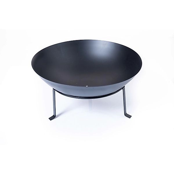 Jet-Line Feuerschale Minnesota aus Metall in Schwarz Ø 50 cm günstig online kaufen