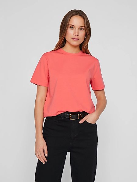 Vila Kurzarmshirt "VINORA S/S T-SHIRT - NOOS" günstig online kaufen