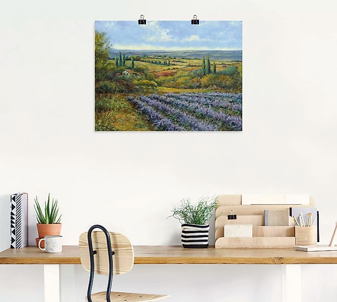 Artland Wandbild "Lavendelfelder in der Provence", Europa, (1 St.) günstig online kaufen
