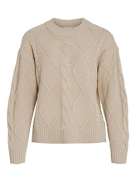 Vila Rundhalspullover VILOU (1-tlg) Plain/ohne Details günstig online kaufen