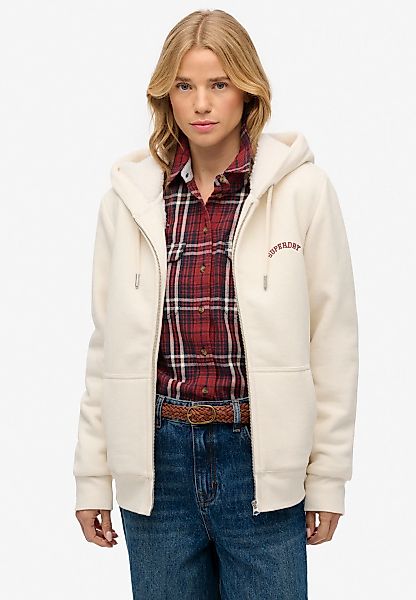 Superdry Kapuzensweatjacke "BORG LINED ZIPHOOD" günstig online kaufen