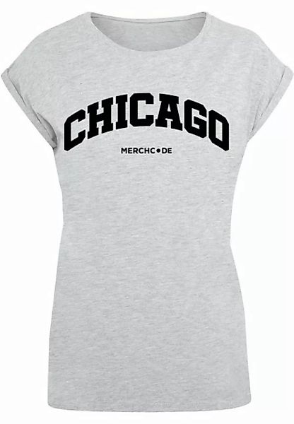 Merchcode T-Shirt Merchcode Damen Ladies Chicago Wording - T-Shirt (1-tlg) günstig online kaufen