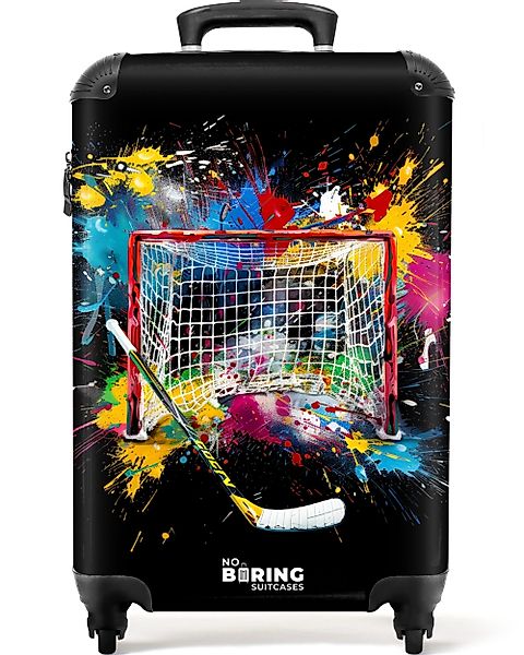 NoBoringSuitcases.com© Hartschalen-Trolley Hockey mit Farbe 55x35x20cm, günstig online kaufen