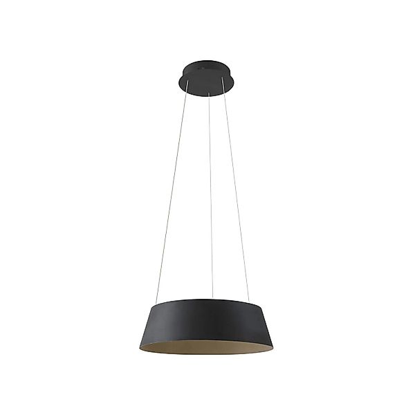 Lucande LED Belsar 10020388 Modern in Schwarz aus Aluminium 1-flammig Wohnz günstig online kaufen
