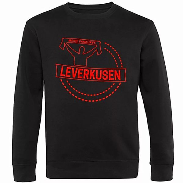 multifanshop Sweatshirt Leverkusen - Meine Fankurve - Pullover günstig online kaufen