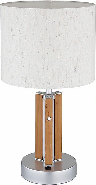 NOWA LED Tischleuchte »TAUGUS«, 1 flammig, Leuchtmittel E27   ohne Leuchtmi günstig online kaufen
